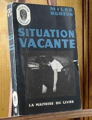 Seller image for SITUATION VACANTE for sale by Livres 113