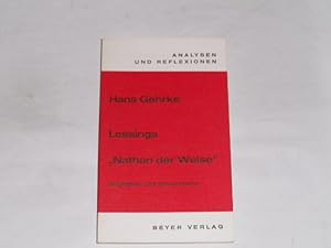 Bild des Verkufers fr Lessings Nathan der Weise. Biographie und Interpretation zum Verkauf von Der-Philo-soph