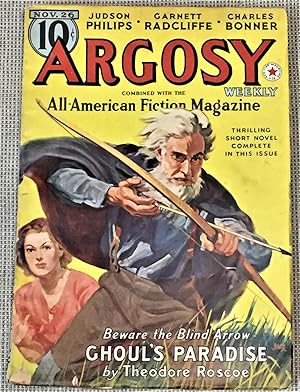 Image du vendeur pour Argosy Weekly, Nov. 26, 1938 mis en vente par My Book Heaven