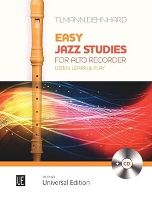 Bild des Verkufers fr Easy Jazz Studies (+CD)fr Altblockflte zum Verkauf von AHA-BUCH GmbH