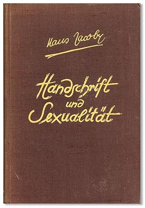 Bild des Verkufers fr Handschrift und Sexualitt zum Verkauf von Lorne Bair Rare Books, ABAA