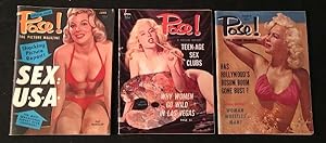Run of THREE 1955 Pose! Magazines (Issues 5, 6 & 7)