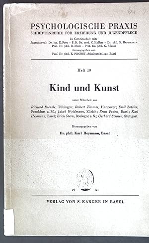 Imagen del vendedor de Kind und Kunst; Psychologische Praxis, Heft 10; a la venta por books4less (Versandantiquariat Petra Gros GmbH & Co. KG)