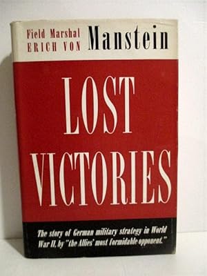 Immagine del venditore per Lost Victories. venduto da Military Books