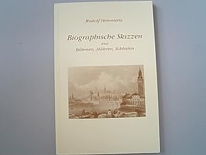 Seller image for Biographische Skizzen aus Bhmen, Mhren, Schlesien. for sale by Antiquariat Bookfarm