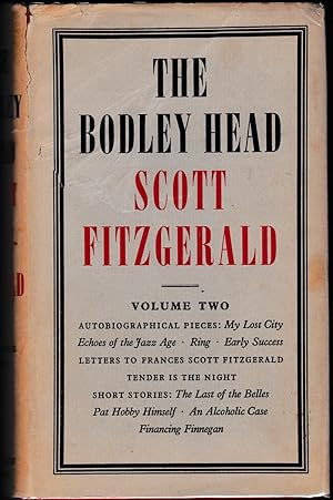 THE BODLEY HEAD SCOTT FITZGERALD: Volume II