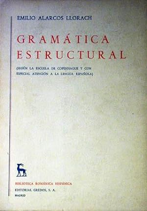 Seller image for Gramtica Estructural. for sale by Laila Books