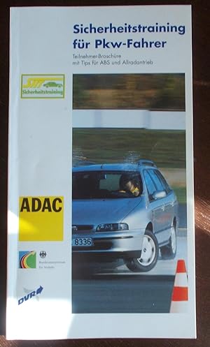 Sicherheitstraining für PKW-Fahrer: Teilnehmer-Broschüre mit Tipps für ABS und Allradantrieb