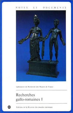 Bild des Verkufers fr Recherches gallo-romaines, tome 1. Laboratoire de recherche des muses de France zum Verkauf von JLG_livres anciens et modernes