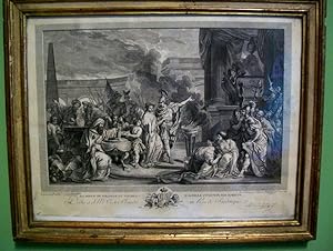 Sacrifice de Polixene au tombeau d?Achille conduite par Pyrhus. Dedié à S. M. Victor Amedé III Ro...