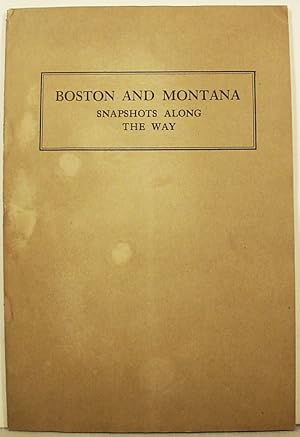 Boston And Montana / Snapshots Along / The Way [cover]