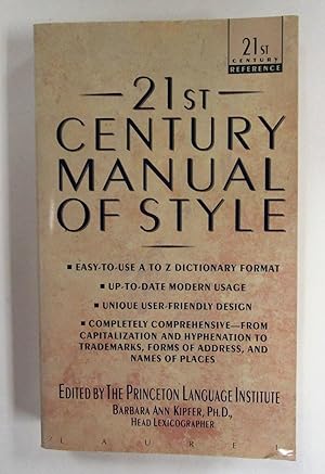 Seller image for 21st Century Manual of Style for sale by Book Nook