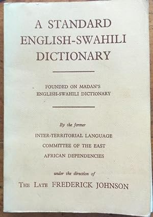 Seller image for A Standard English-Swahili Dictionary for sale by Molly's Brook Books