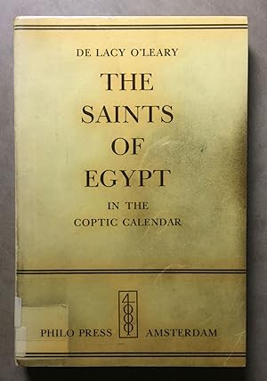 Immagine del venditore per The Saints of Egypt in the Coptic calendar venduto da Meretseger Books