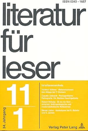 Imagen del vendedor de Literatur fr Leser (LFL). 11/1. a la venta por Fundus-Online GbR Borkert Schwarz Zerfa