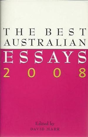 The Best Australian Essays 2008