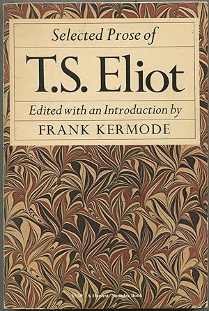 Immagine del venditore per Selected Prose of T.S. Eliot venduto da Between the Covers-Rare Books, Inc. ABAA