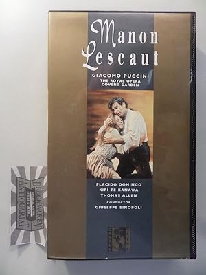 Imagen del vendedor de Puccini: Manon Lescaut [Videokassette]. a la venta por Druckwaren Antiquariat