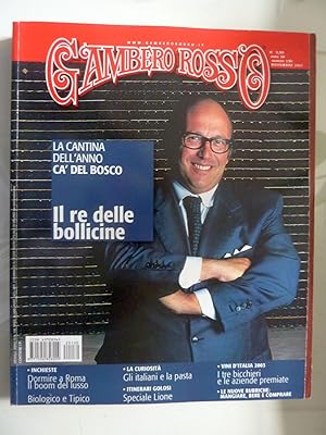 Seller image for GAMBERO ROSSO Anno 10 Numero 130 Novembre 2002 LA CANTINA DELL'ANNO for sale by Historia, Regnum et Nobilia