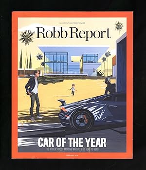 Seller image for Robb Report Car of the Year - February, 2018. Lamborghini Huracan Performante; $500 Perrin Paris Gift Card; Collectible Spirits; Insider's Napa Valley; Madagascar Island Paradise for sale by Singularity Rare & Fine