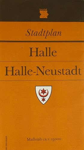 Bild des Verkufers fr Stadtplan Halle / Halle-Neustadt, zum Verkauf von Versandantiquariat Hbald