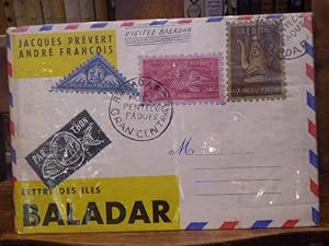 Imagen del vendedor de Lettre des les BALADAR. a la venta por Tir  Part