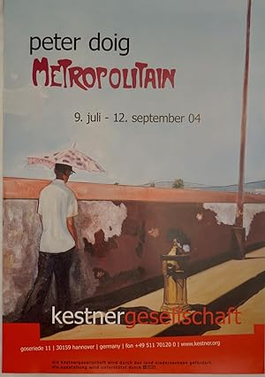 Bild des Verkufers fr Metropolitan,Peter Doig.Ausstellungsplakat Kestner Gesellschaft 2004 zum Verkauf von Stammerjohann/Birgitta Meise