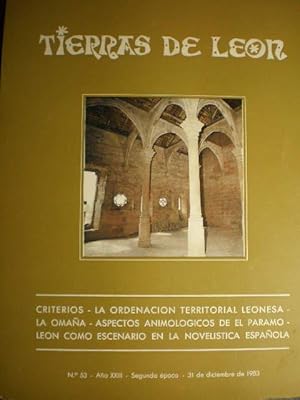 Seller image for Tierras de Len N 53 - 31 de Diciembre de 1983: Len el la ordenacin territorial de la regin castellano leonesa - La Omaa ( Estudio socioambiental de una comarca de Accin Especial de la Montaa de Len - Caballeros bercianos de las Ordenes Militares y de Carlos III - La retirada del ejrcito britnico por tierras de Len y la ocupacin francesa de la ciudad en 1808 - Aspectos etimolgicos en comunidades del Pramo Leons - El Arca de Reserva del Monasterio de San Benito el Real de Sahagn. Un mecanismo de acaparacin de granos en el mercado leons del siglo XVIII - El dialecto leons: historia y pespectivas futuras - Un clsico olvidado: el ponferradino P. Francisco Santallana - Len como escenario literario en la novelstica espaola for sale by Librera Antonio Azorn