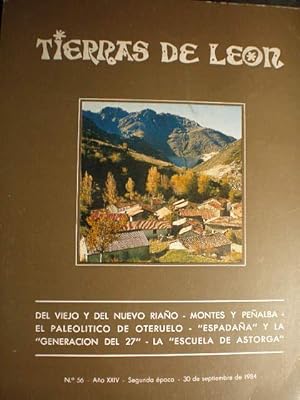 Tierras de León Nº 56 - 30 de Septiembre de 1984: La pervivencia de las Sernas en los señoríos mo...