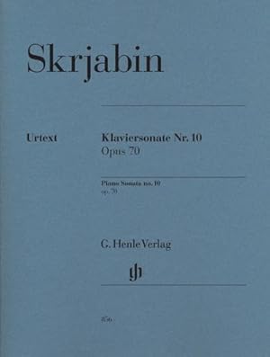 Seller image for Alexander Skrjabin - Klaviersonate Nr. 10 op. 70 : Besetzung: Klavier zu zwei Hnden for sale by AHA-BUCH GmbH
