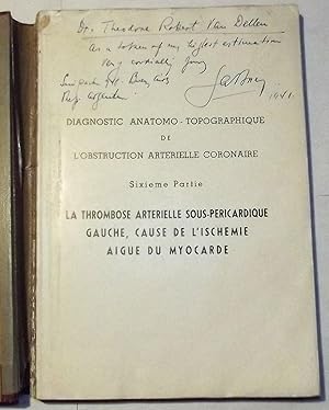 Imagen del vendedor de Diagnostic Anatomo- Topographique De L'obstruction Arterielle Coronaire a la venta por Lola's Antiques & Olde Books