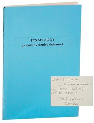 Bild des Verkufers fr It's My Body (Signed First Edition) zum Verkauf von Jeff Hirsch Books, ABAA