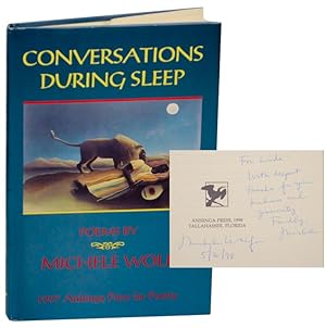 Bild des Verkufers fr Conversations During Sleep (Signed First Edition) zum Verkauf von Jeff Hirsch Books, ABAA