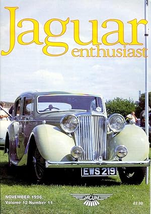 Bild des Verkufers fr Jaguar Enthusiast : November 1996 : Vol 12 No 11 zum Verkauf von Godley Books