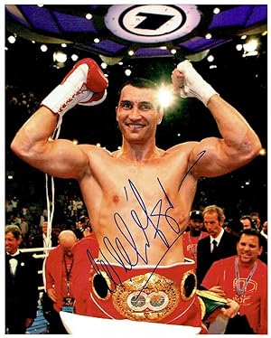 Signed colour 8 x 10 inch photograph by Wladimir Klitschko.