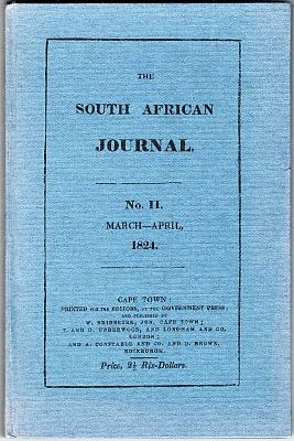 Seller image for The South African Journal. No. II. March-April, 1824. Vol. I. for sale by Christison Rare Books, IOBA SABDA