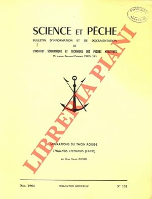 Migration du Thon rouge (Thunnus thunnus (Linnè).