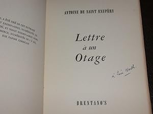 Seller image for Lettre  un otage for sale by Hairion Thibault