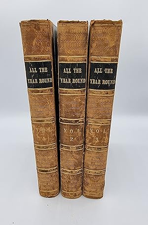 all the year round a weekly journal conducted by charles dickens. volumes 1,2 & 3 (being from no....