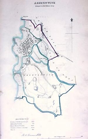 Image du vendeur pour Street Plan of Aberystwyth, from Plans of the municipal boroughs of England and Wales. Lt. Dawson. mis en vente par Vortex Books