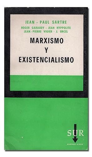 Seller image for Marxismo y existencialismo. for sale by Librera Berceo (Libros Antiguos)