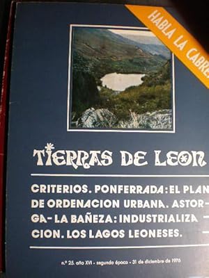 Tierras de León Nº 25 - 31 Diciembre 1976: Habla la Cabrera - Criterios - Ponferrada: el plan de ...