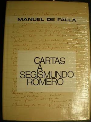 Imagen del vendedor de Cartas a Segismundo Romero a la venta por Librera Antonio Azorn