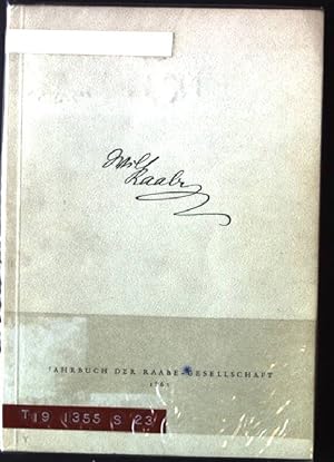 Imagen del vendedor de Jahrbuch der Raabe-Gesellschaft 1963 a la venta por books4less (Versandantiquariat Petra Gros GmbH & Co. KG)