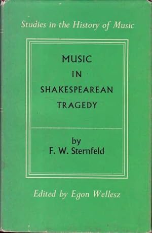 Imagen del vendedor de Music in Shakespearean Tragedy a la venta por Goulds Book Arcade, Sydney