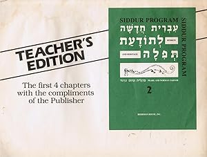 Bild des Verkufers fr Hebrew and Heritage Siddur Program 2 = Ivrit Hadashah Le-Toda'at Tefilah 2 zum Verkauf von Bookshop Baltimore