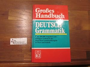 Bild des Verkufers fr Groes Handbuch DEUTSCH Grammatik zum Verkauf von Antiquariat im Kaiserviertel | Wimbauer Buchversand