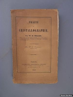 Image du vendeur pour Trait de cristallographie mis en vente par Librairie Alain Brieux