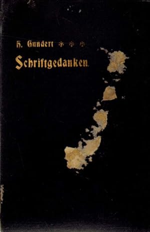 Seller image for Schriftgedanken auf alle Tage. for sale by Versandantiquariat Boller