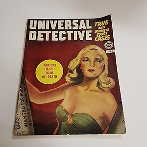 Bild des Verkufers fr Universal Detective - Volume 1 / Number 2 - February, 1947 - True and Complete Court Cases - 'Torture Fiend's Trail of Death' zum Verkauf von CURIO